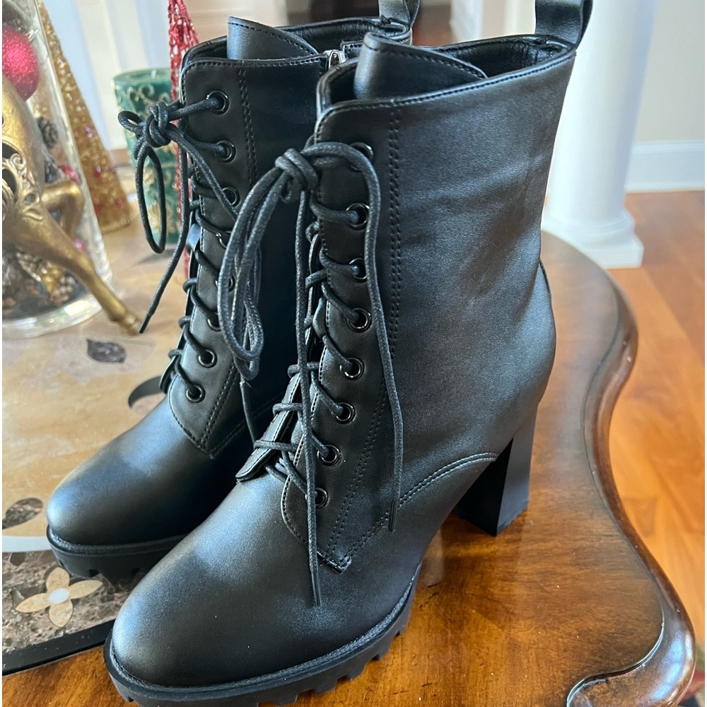 Ladies High Heel Boots. Size 8 & 8.5